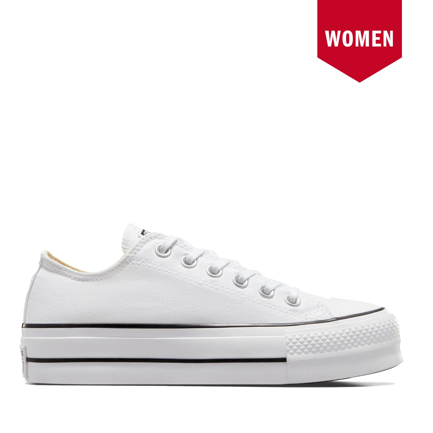 Women's Converse CTAS Lift Low Top - White
