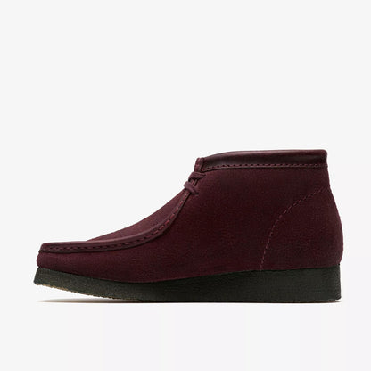 Men's Clarks Wallabee Boot - Purple Grape Suede