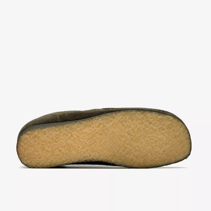 Men's Clarks Wallabee Boot - Loden Green Suede