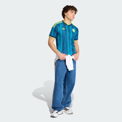 Adidas Colombia 24 Away Jersey - Team Navy Blue 2 / Mystery Petrol