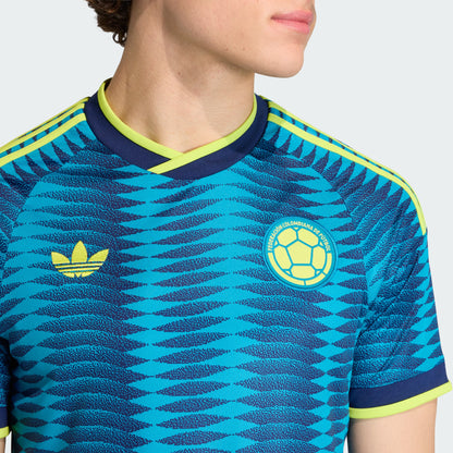 Adidas Colombia 24 Away Jersey - Team Navy Blue 2 / Mystery Petrol