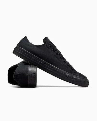 Converse Chuck Taylor All Star Low Top GS- Black Monochrome