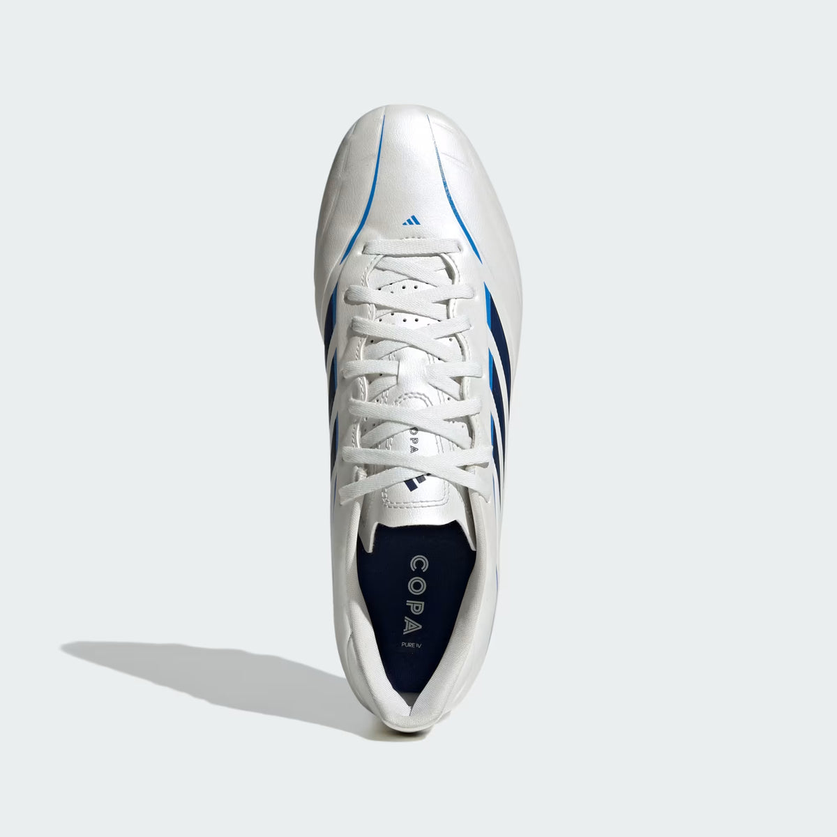 Adidas Copa Pure IV Club Firm / Multi Ground - Zero Metalic / Dark Blue / Lucid Ray Blue