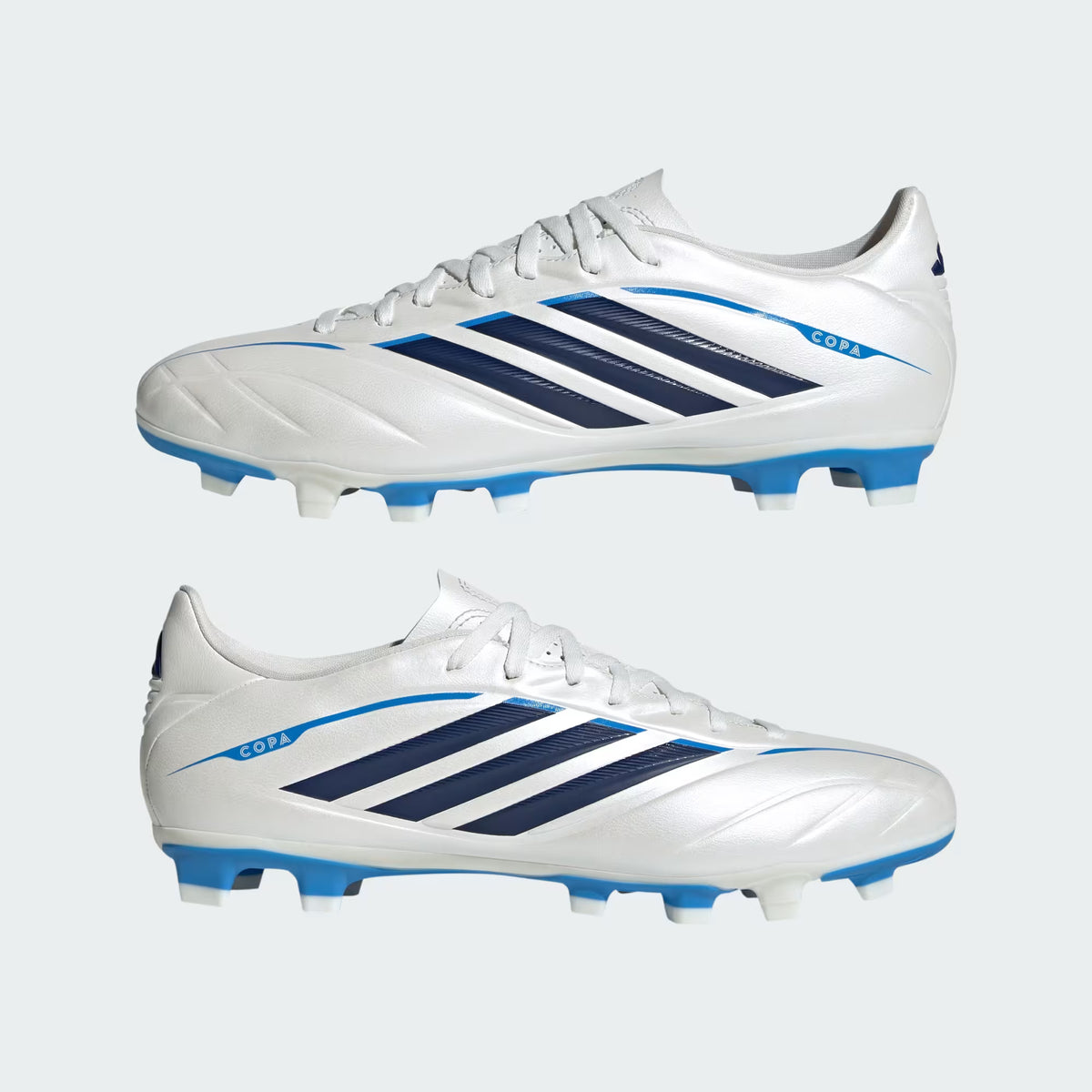 Adidas Copa Pure IV Club Firm / Multi Ground - Zero Metalic / Dark Blue / Lucid Ray Blue