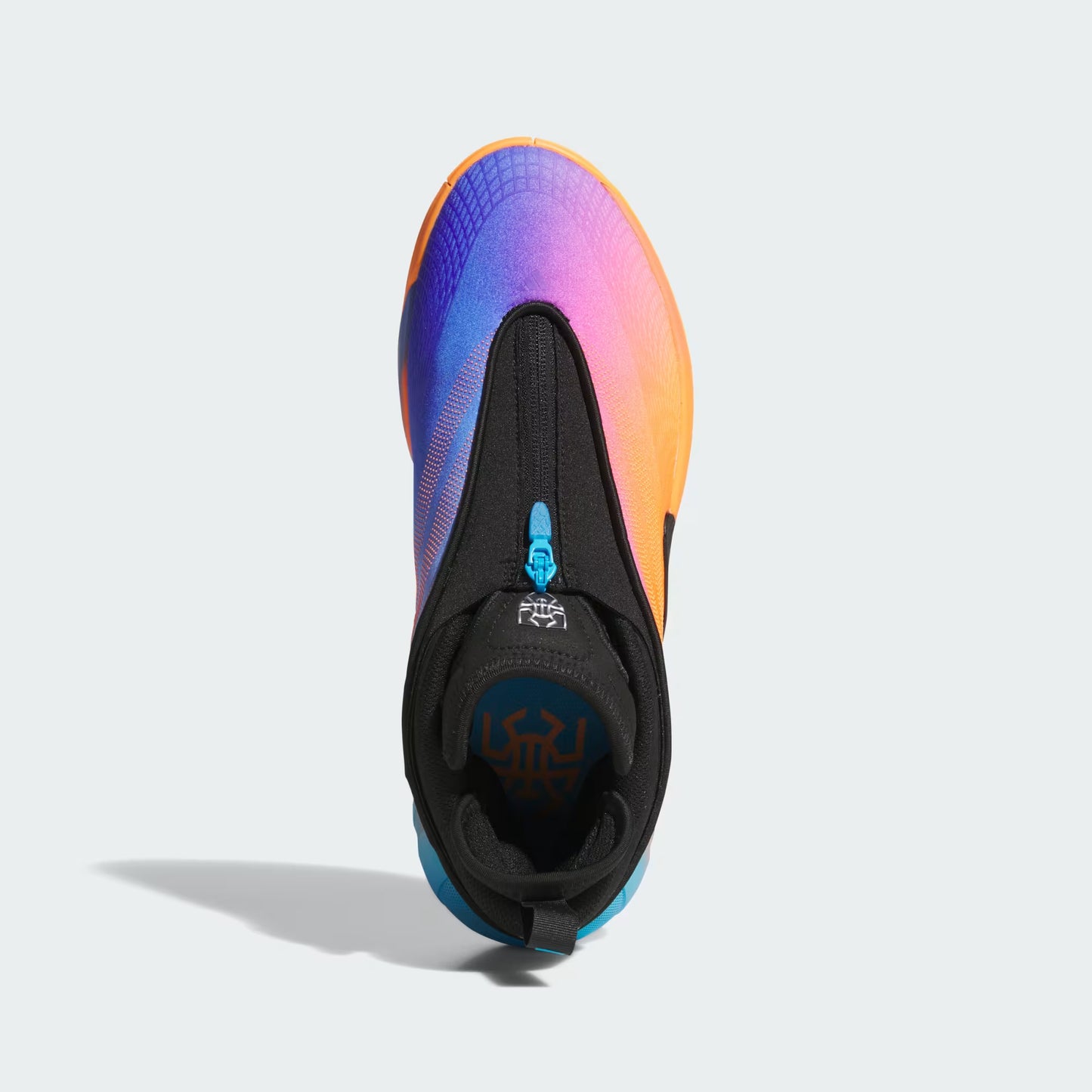 Men's Adidas D.O.N. Issue 7 - Core Black / Lucid Orange / Silver Metallic