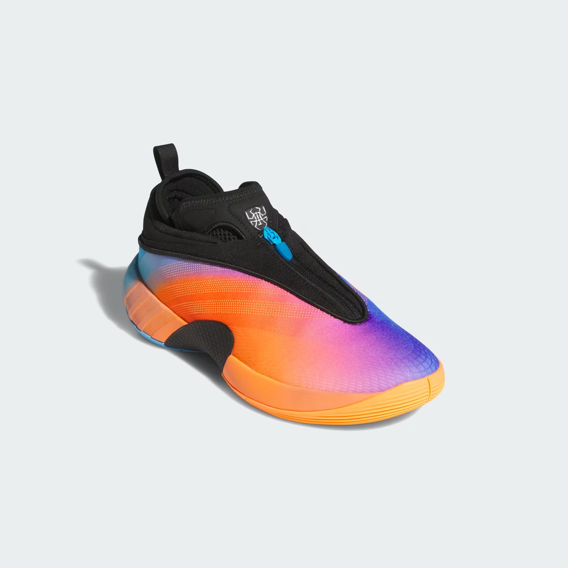 Men's Adidas D.O.N. Issue 7 - Core Black / Lucid Orange / Silver Metallic