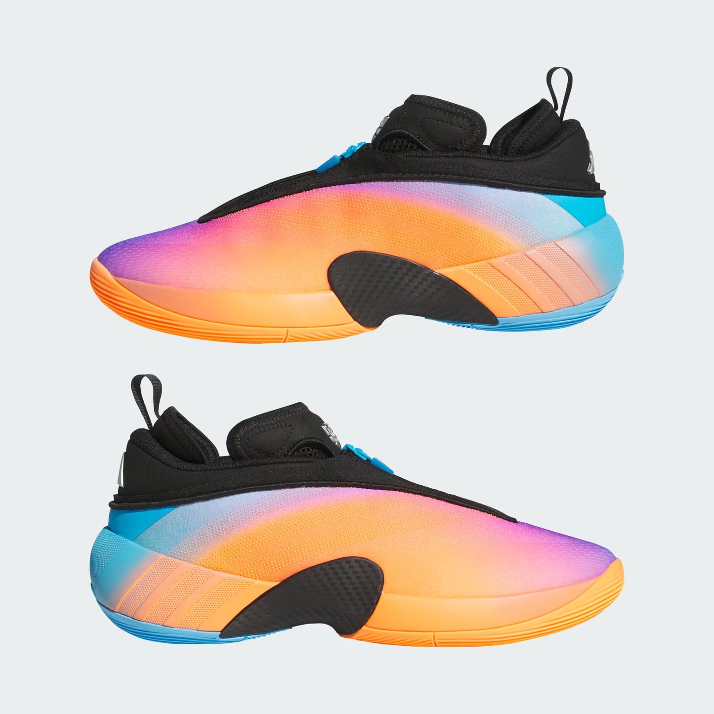 Men's Adidas D.O.N. Issue 7 - Core Black / Lucid Orange / Silver Metallic