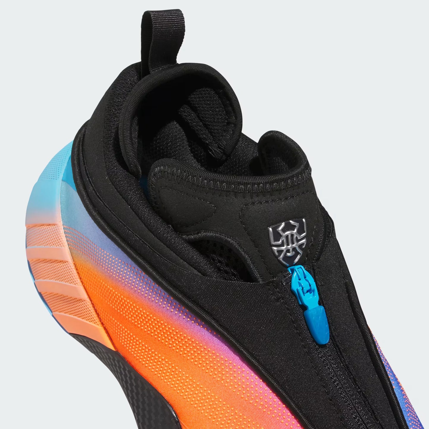 Men's Adidas D.O.N. Issue 7 - Core Black / Lucid Orange / Silver Metallic