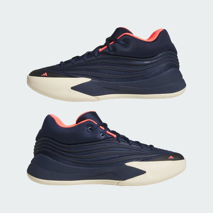 Men's Adidas Dame X - Night Indigo / Warm Vanilla / Solar Turbo
