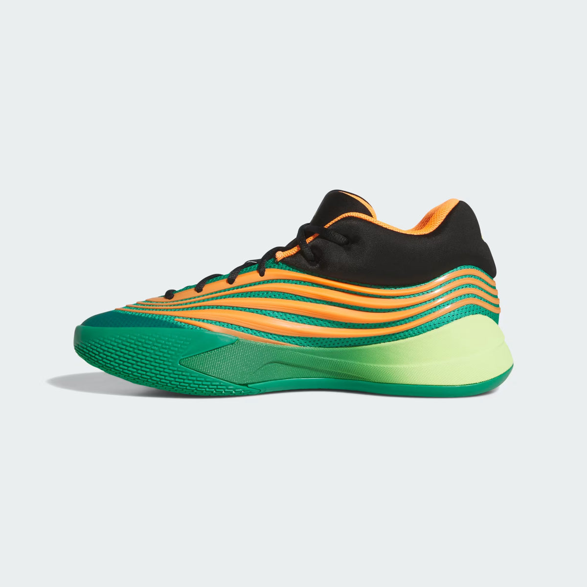 Men's Adidas Dame X  - Court Green / Lucid Orange / Frozen Lemon