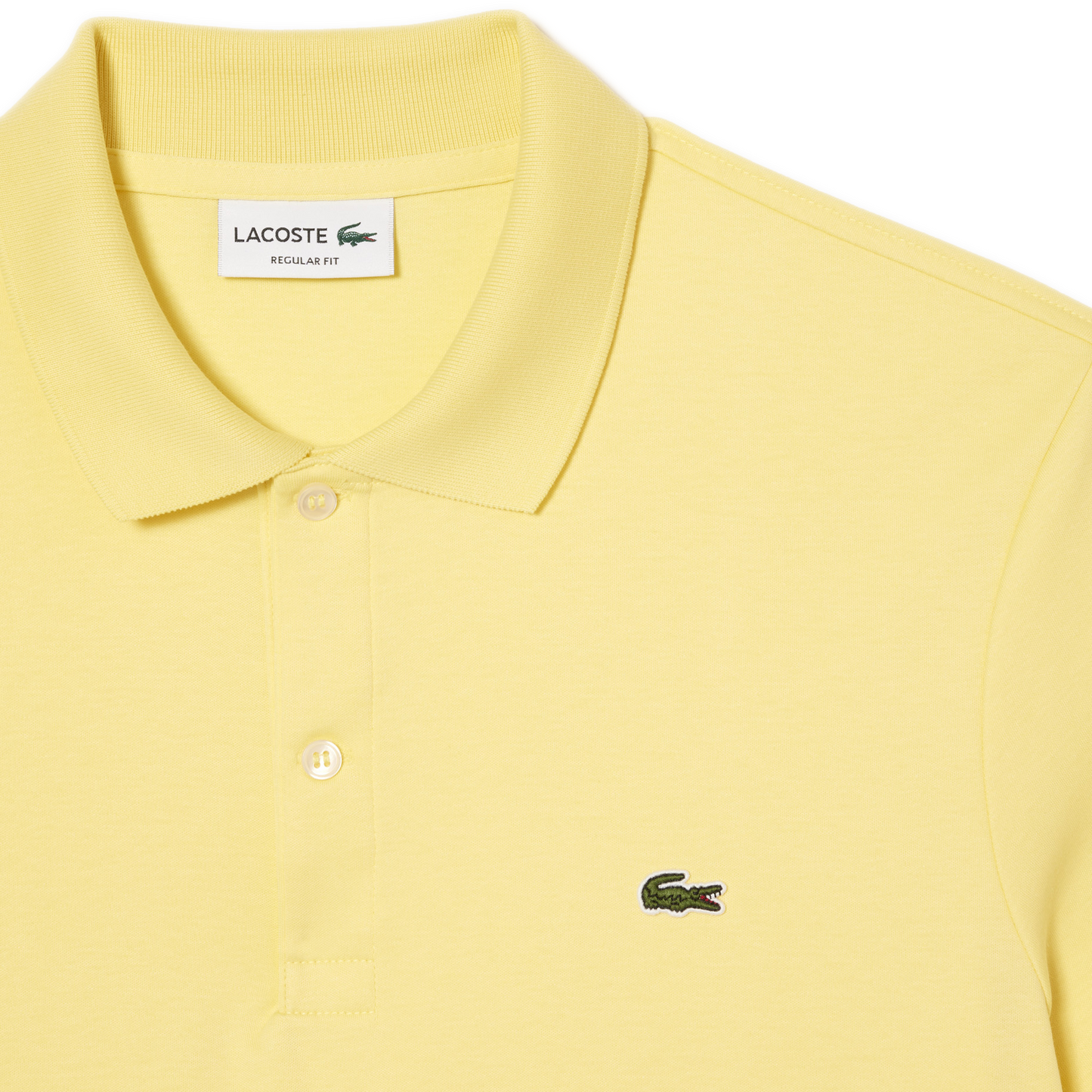 Men's Lacoste Pima Cotton Polo - Pastel Yellow