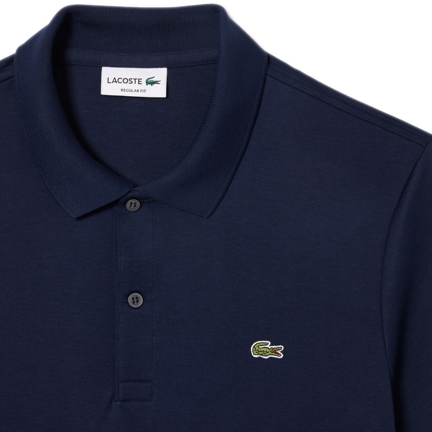 Men's Lacoste Pima Cotton Polo - Navy Blue