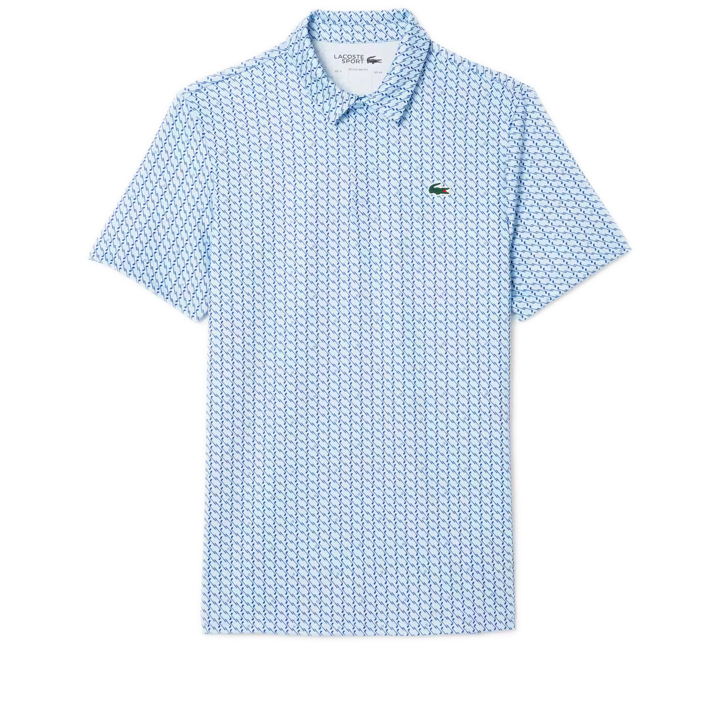 Men's Lacoste Regular Fit UV Protect Golf Polo Shirt - Blue