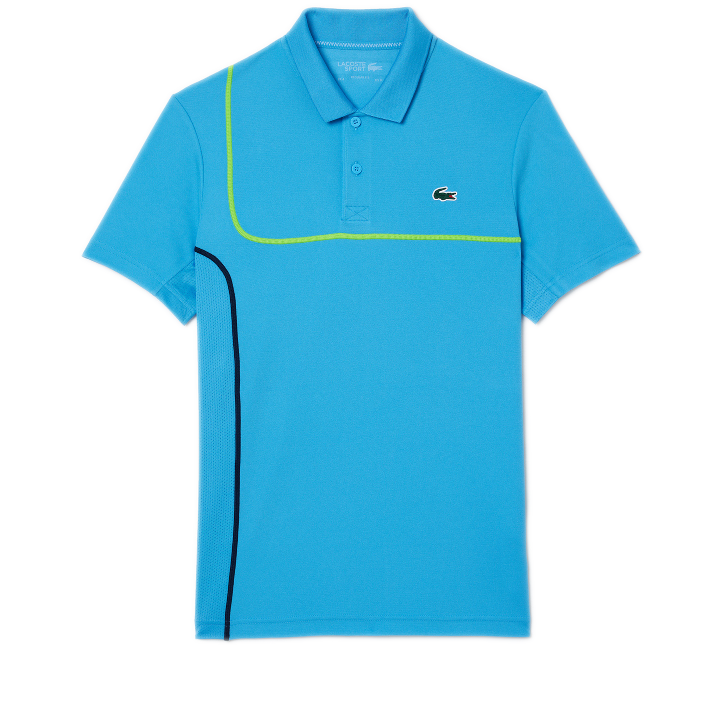 Men's Lacoste Regular Fit Ultra Dry Piqué Tennis Polo - Blue