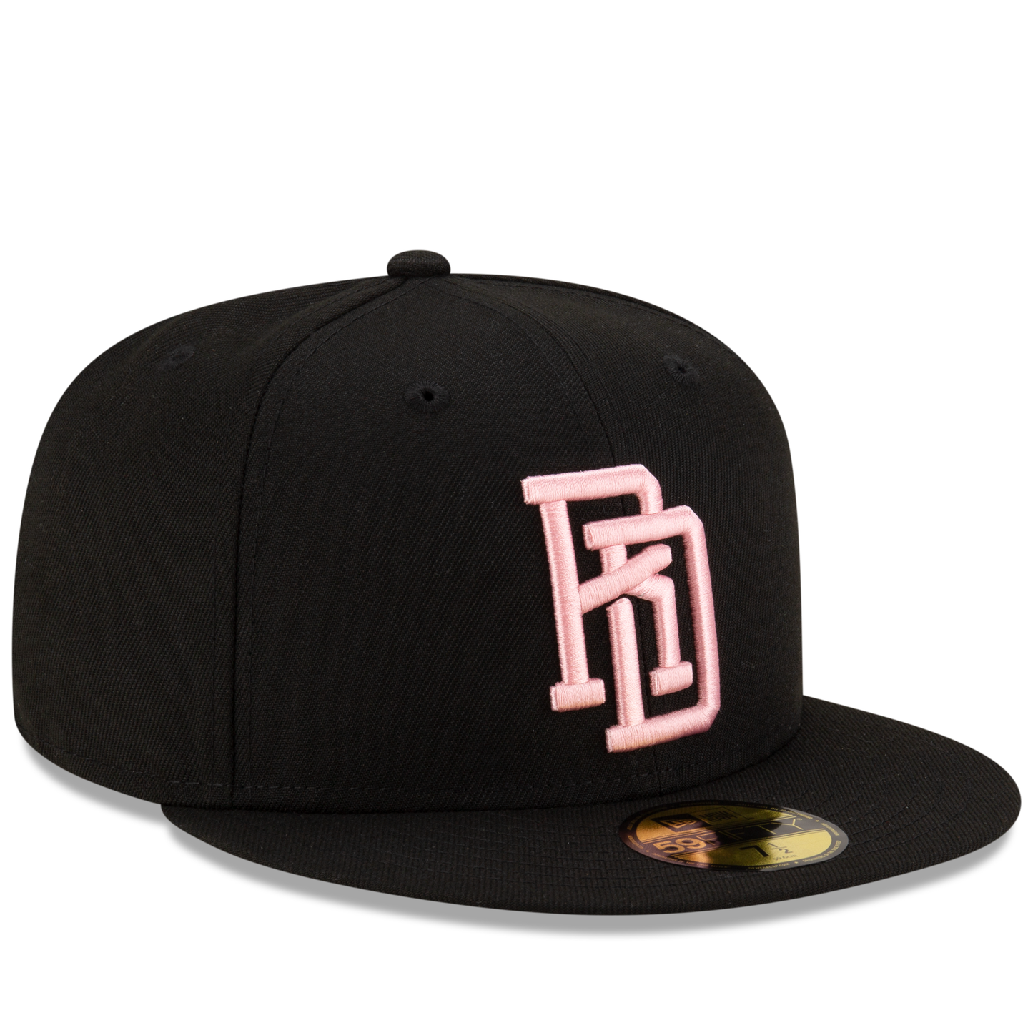 New Era Dominican Republic 59FIFTY Fitted Hat - Black Front Side