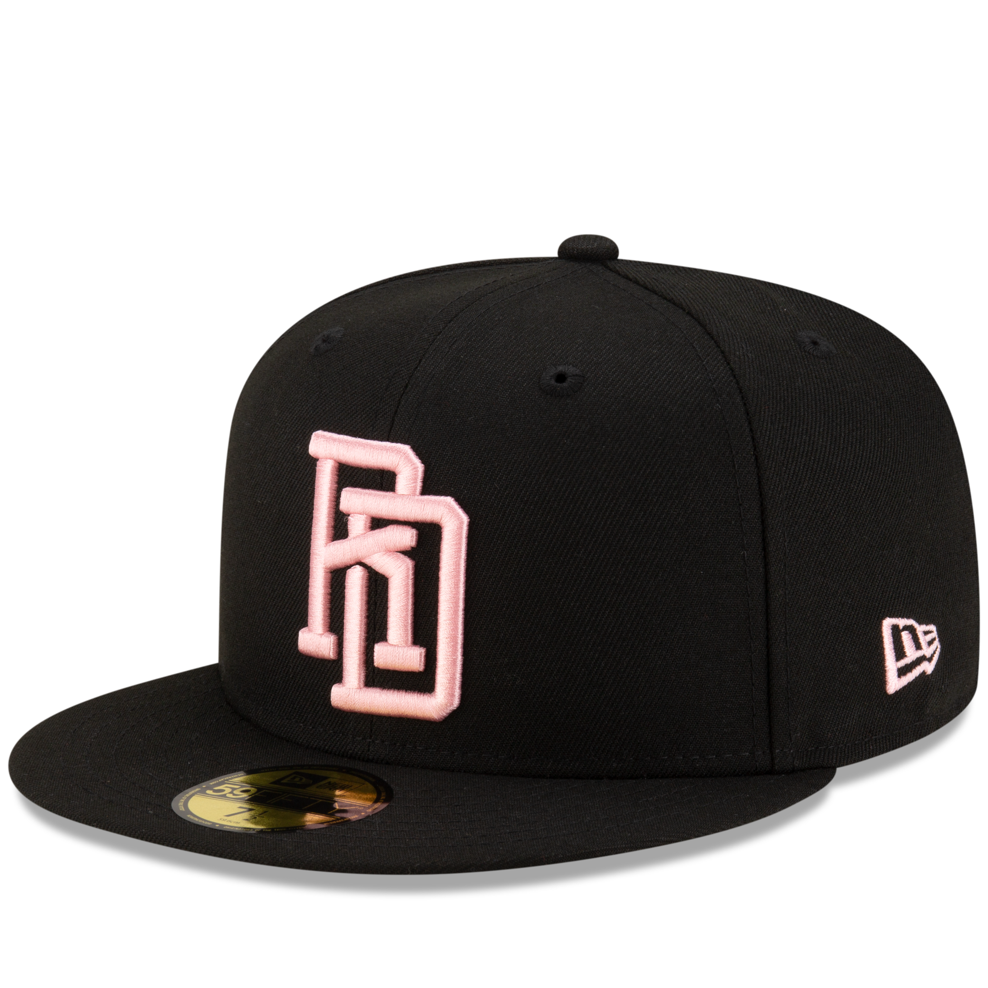 New Era Dominican Republic 59FIFTY Fitted Hat - Black Front Alt