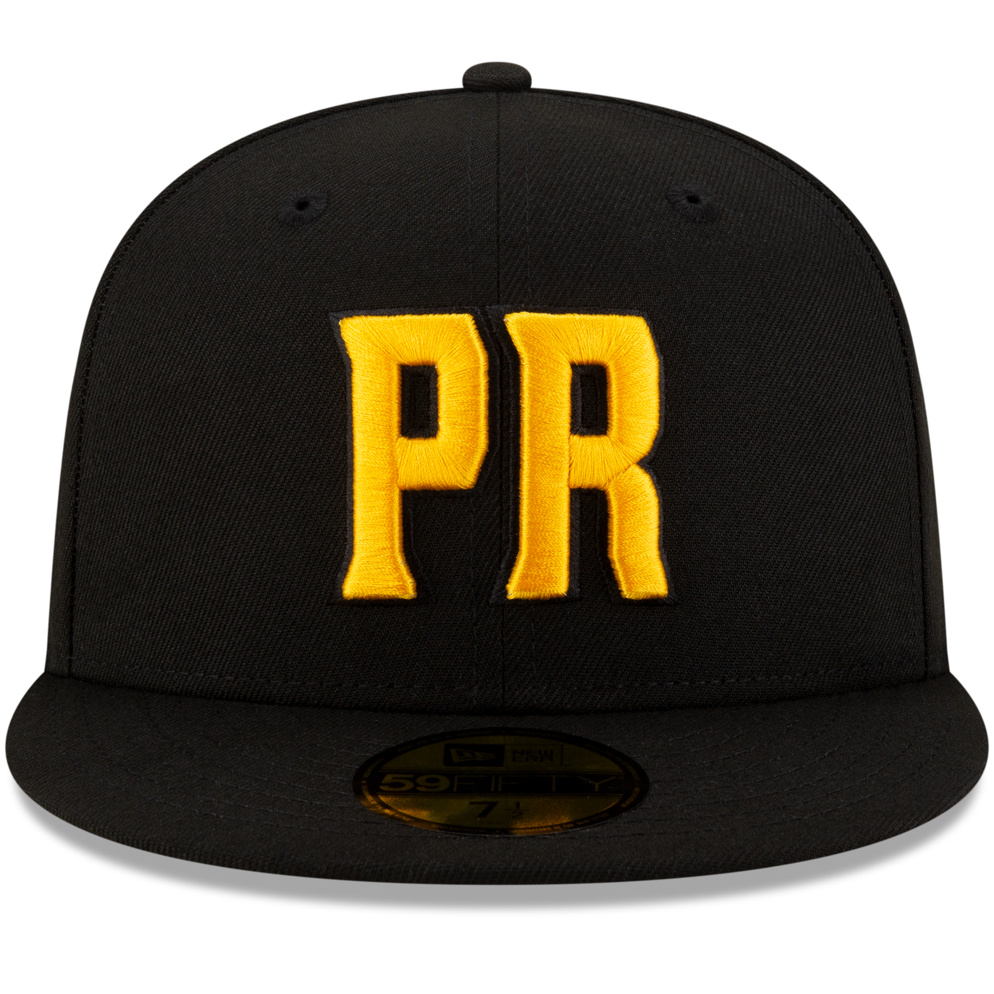 New Era Puerto Rico Alt 1 59FIFTY Fitted Hat - Black Front