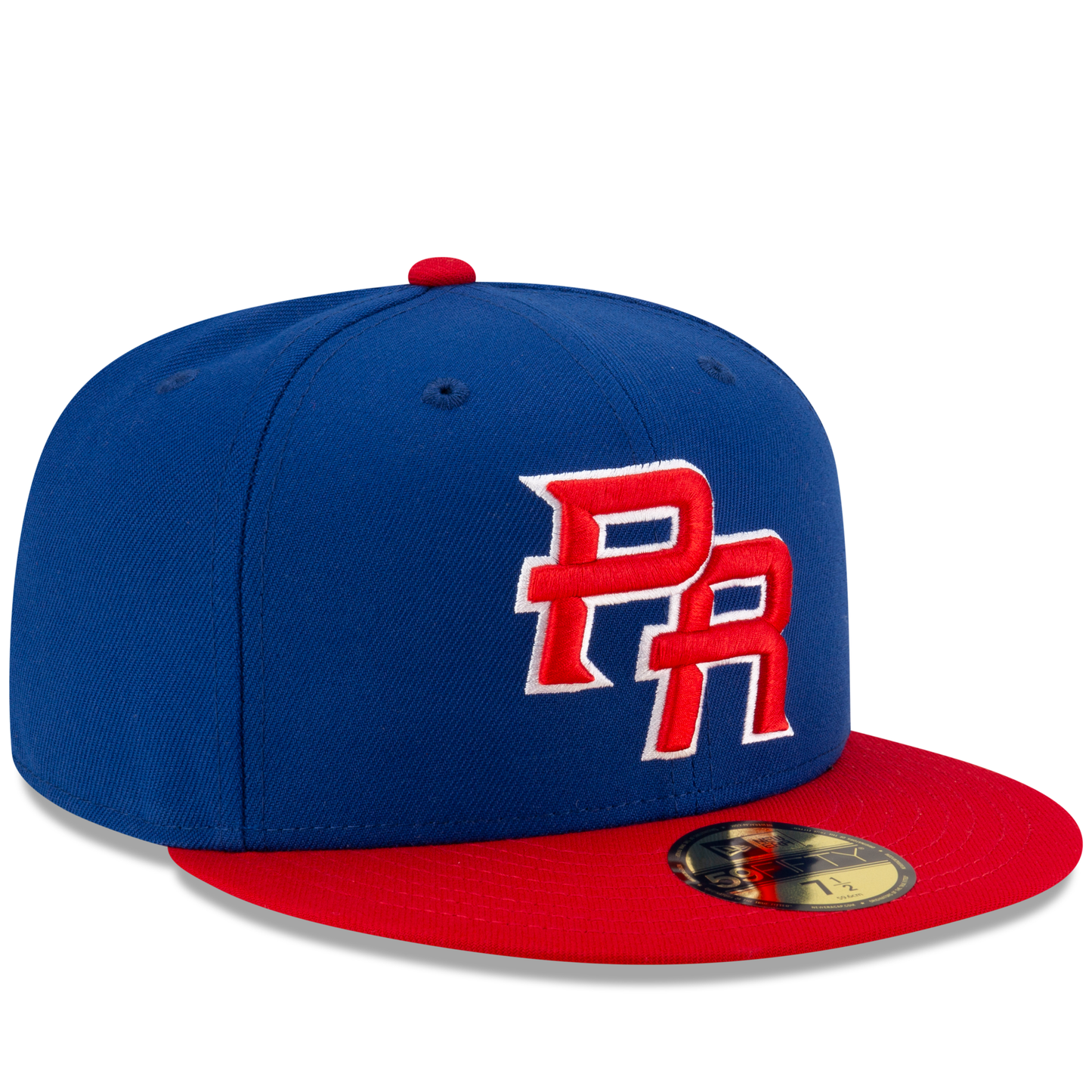 New Era Puerto Rico 59FIFTY Fitted Hat - Royal Blue Front Side