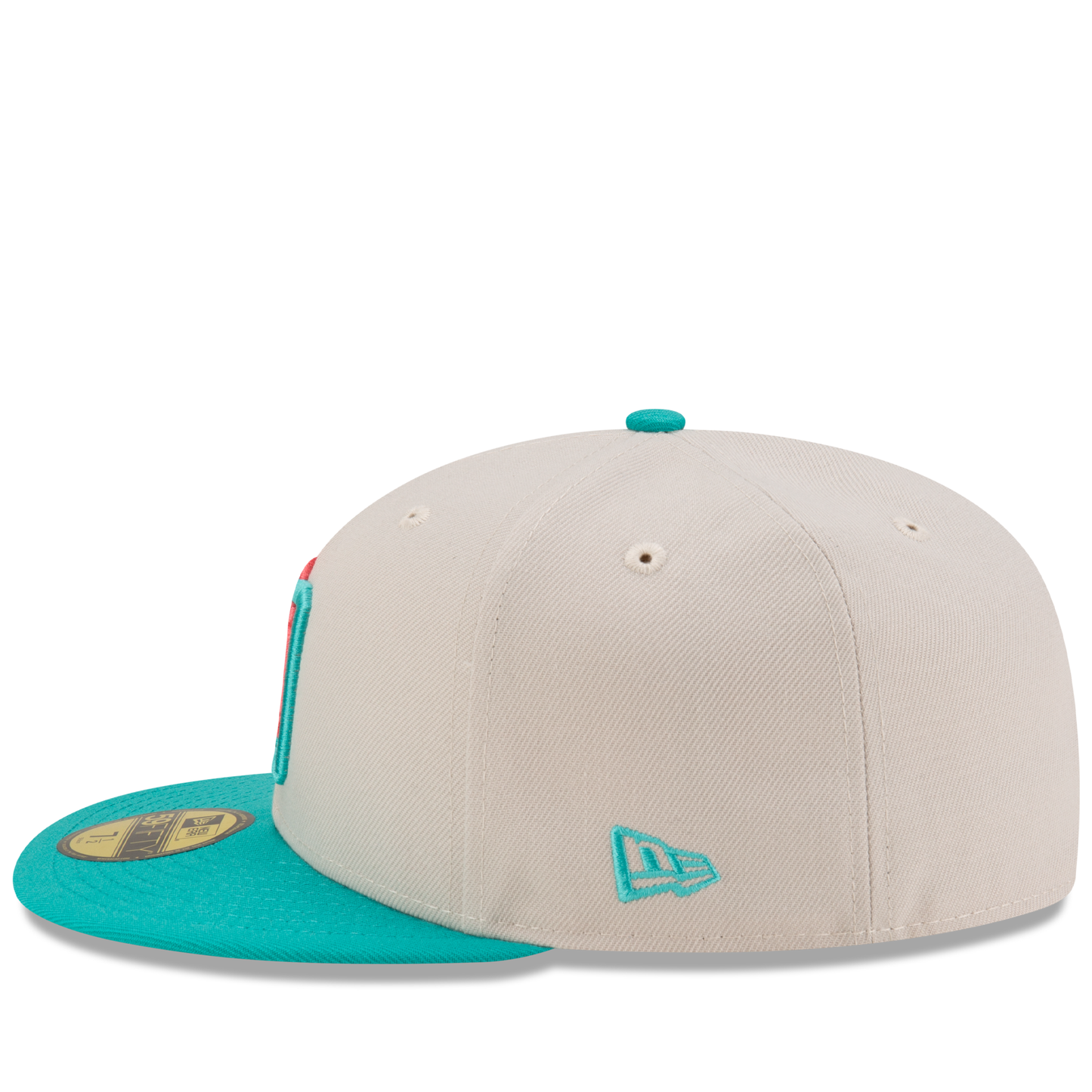 New Era Dominican Republic 59FIFTY Fitted Hat - Chrome Teal