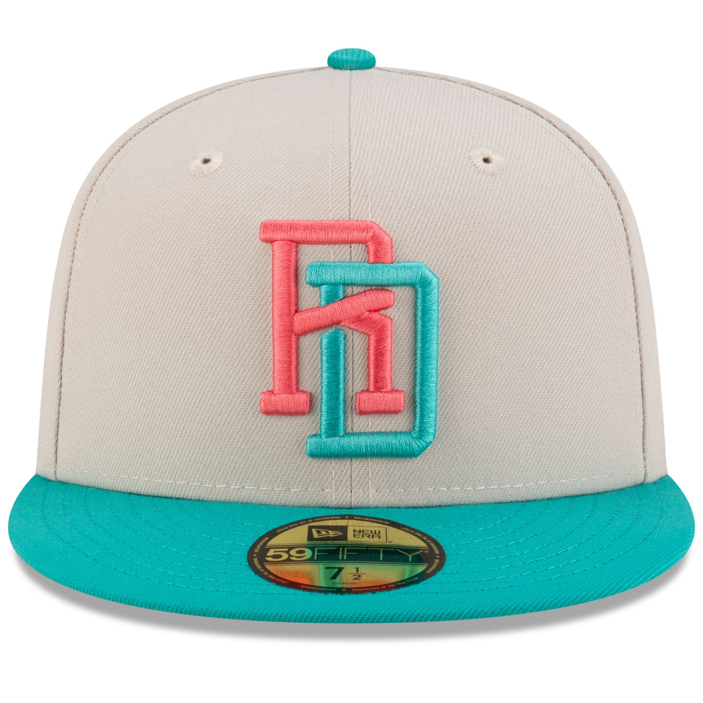 New Era Dominican Republic 59FIFTY Fitted Hat - Chrome Teal