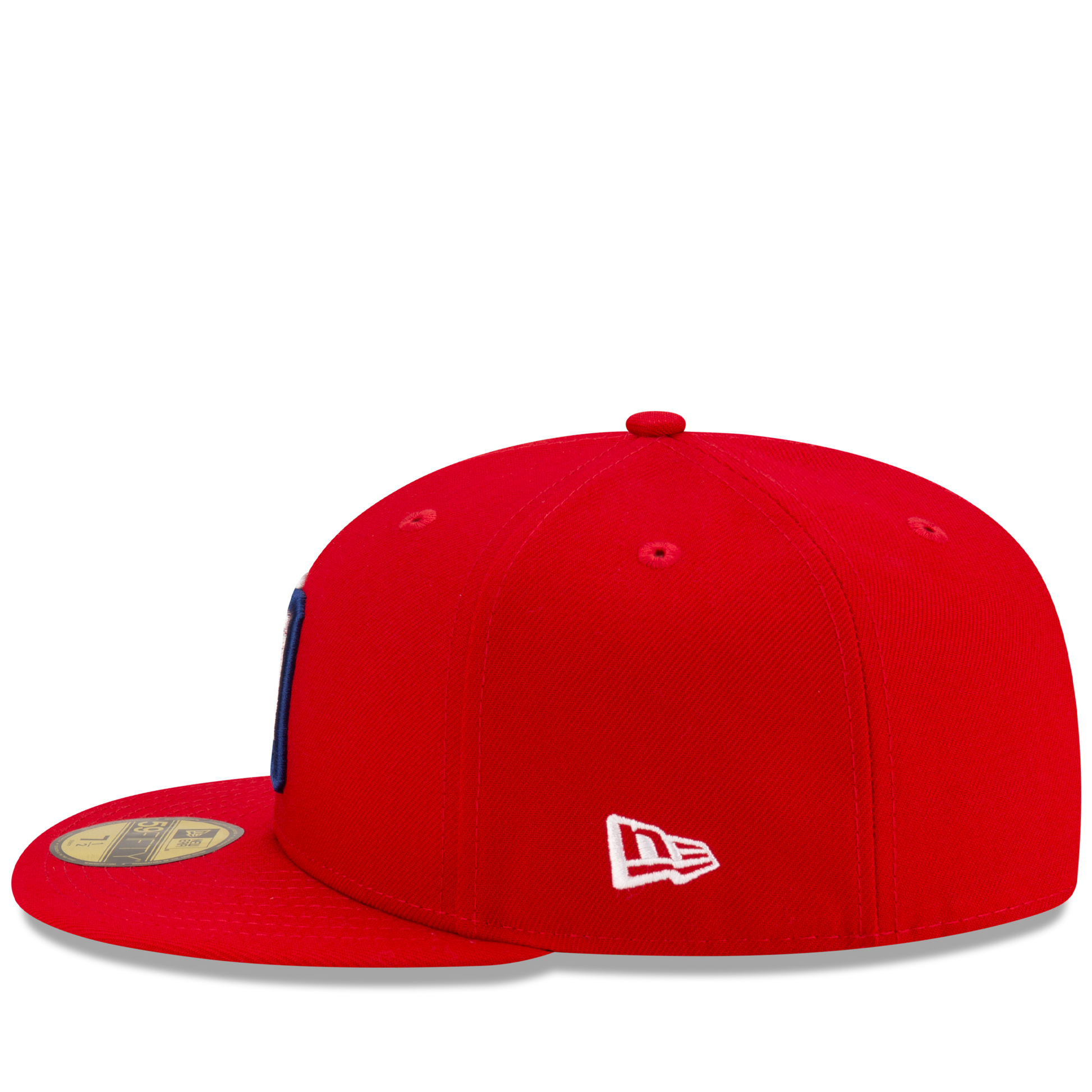 New Era Dominican Republic 59FIFTY Fitted Hat - Scarlet Side