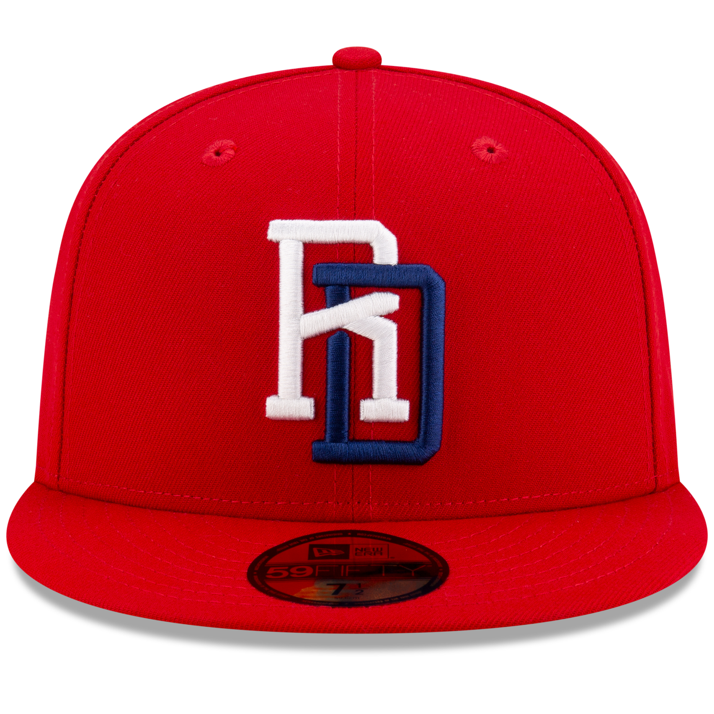 New Era Dominican Republic 59FIFTY Fitted Hat - Scarlet Front