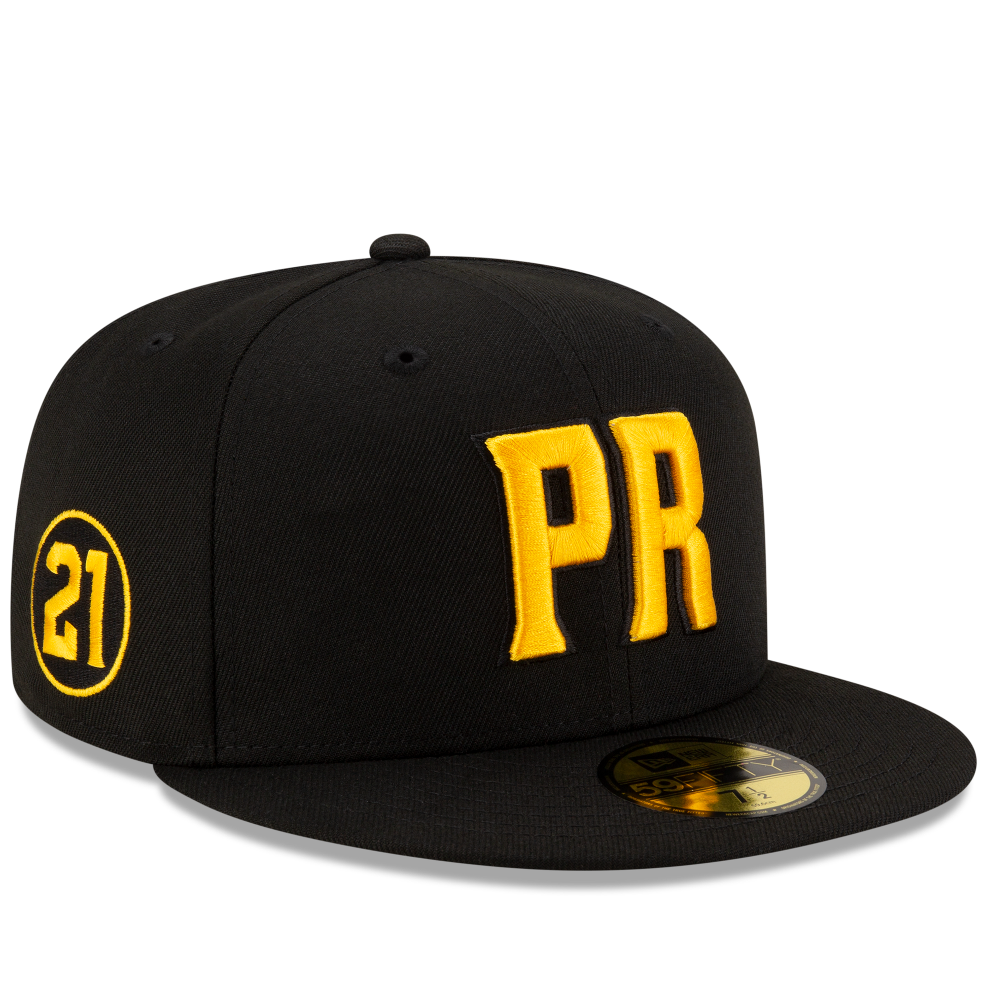 New Era Puerto Rico Alt 1 59FIFTY Fitted Hat - Black Front Side