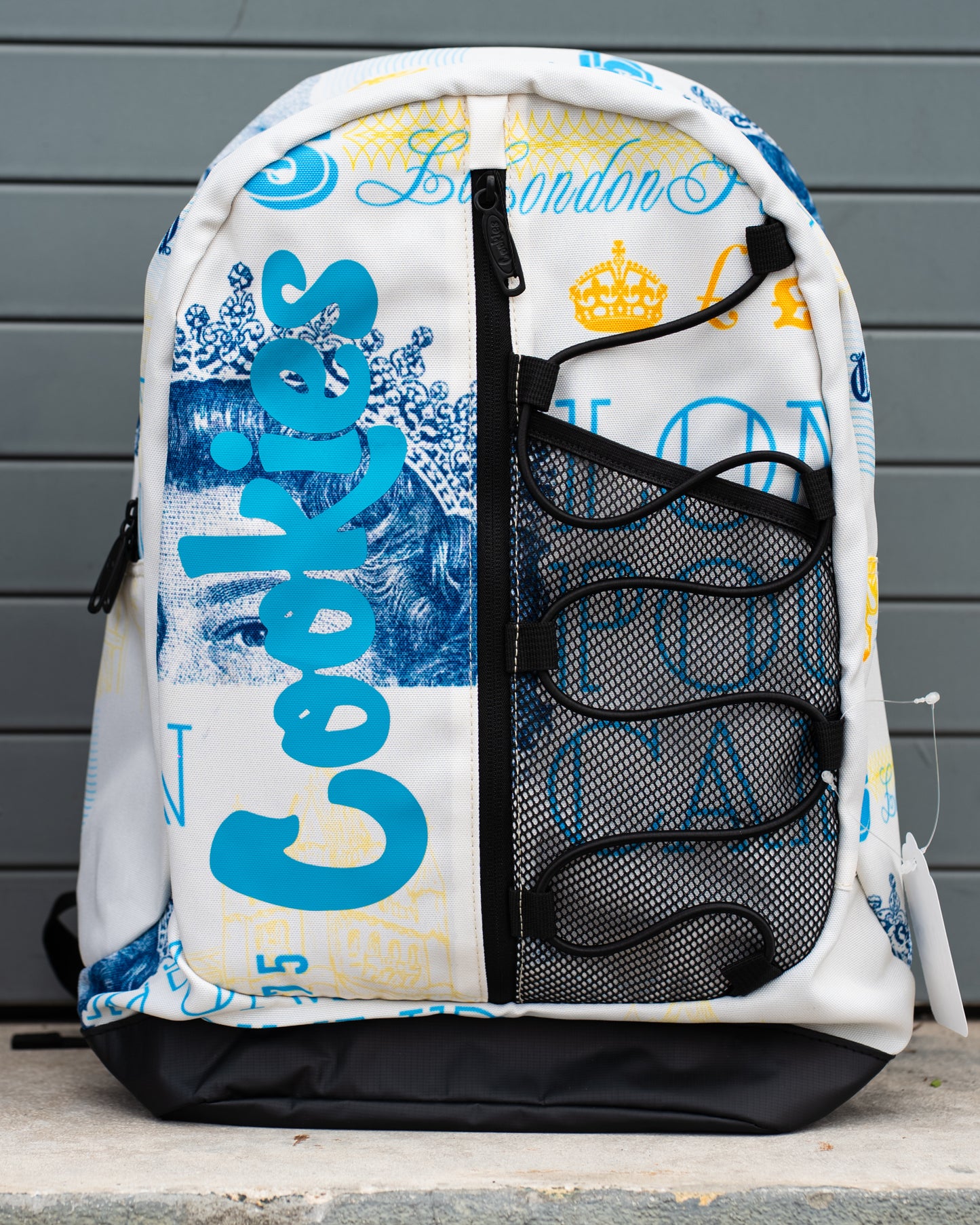Cookies London Pound Cake Bungee Backpack - Cream