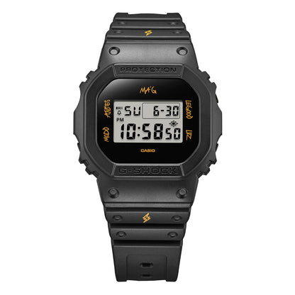 G-Shock & J BALVIN DWE5600JB-1A9 Watch 43.8mm - Yellow & Black Bands