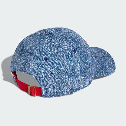 Adidas Denim USA Graphic Cap - White / Dark Blue / Power Red