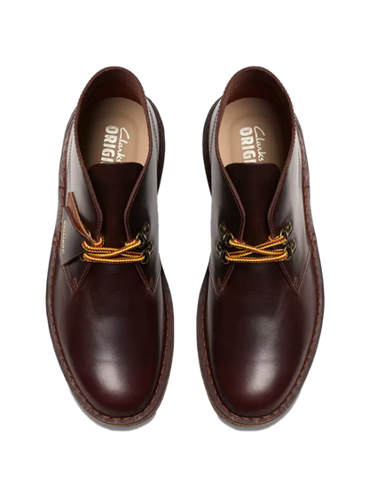 Men's Clarks Desert Boot - Burgundy
