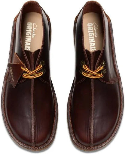 Men's Clarks Desert Trek - Burgundy