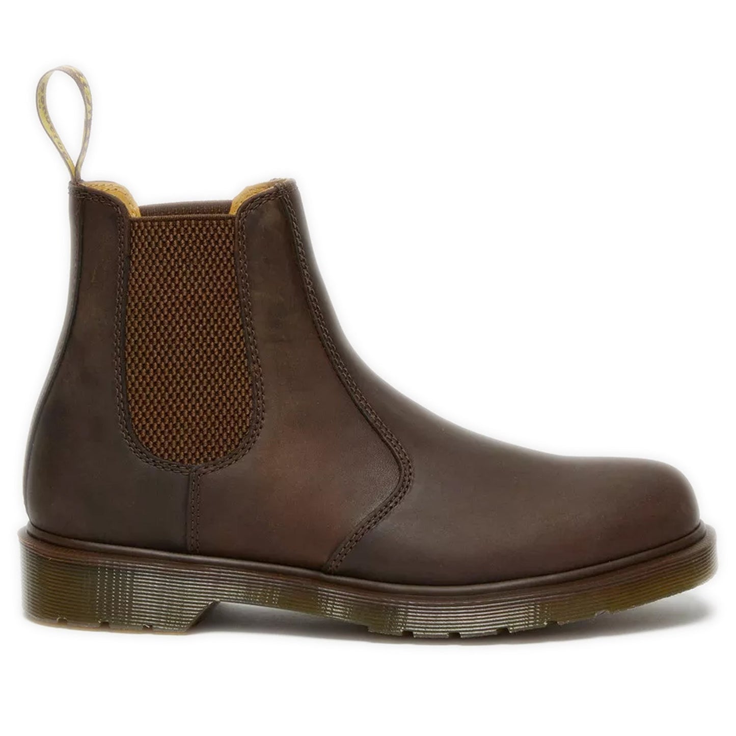 Dr. Martens 2976 Crazy Horse Leather Chelsea Boots - Brown Crazy Horse