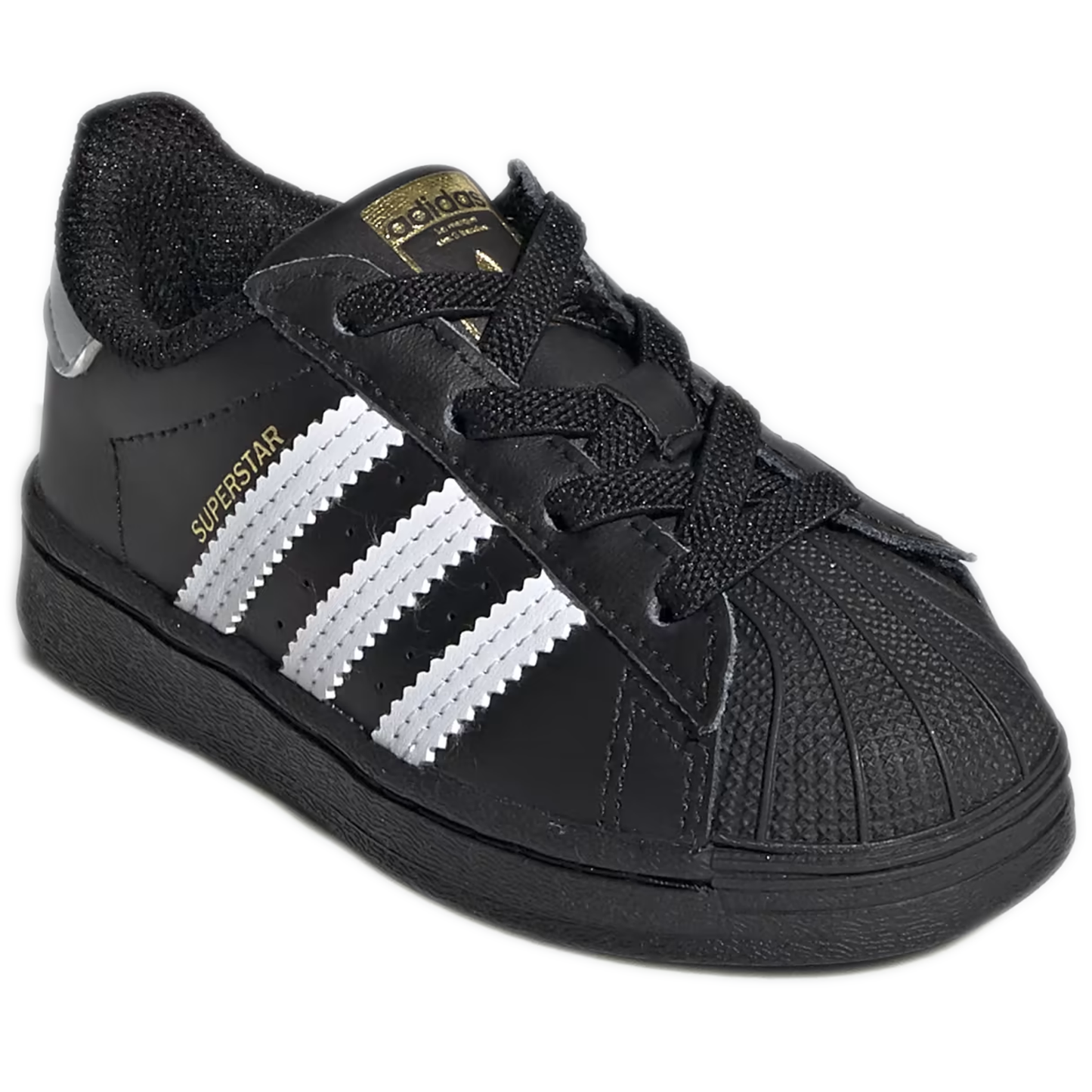 Infant's Adidas Superstar  - Core Black/ White/ Core Black