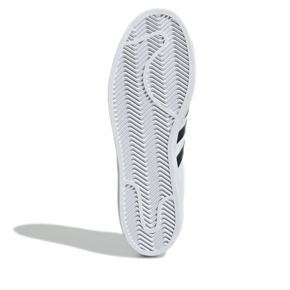 Grade School Adidas Superstar J Shoes - White/Black