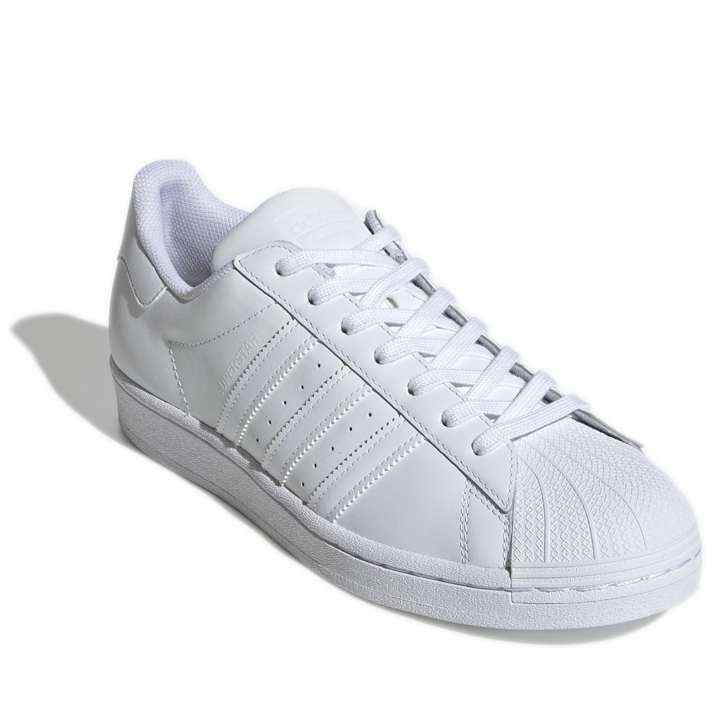 Grade School Adidas Superstar J Shoes - White
