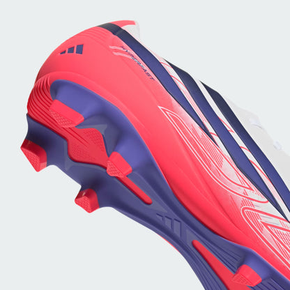 Adidas F50 Hyperfast Club Firm Ground / Multi Ground - Cloud White / Solar Purple / Solar Turbo