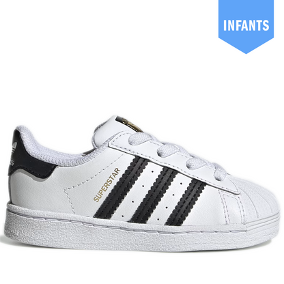 Infant's Adidas Superstar - White/ Black/ White