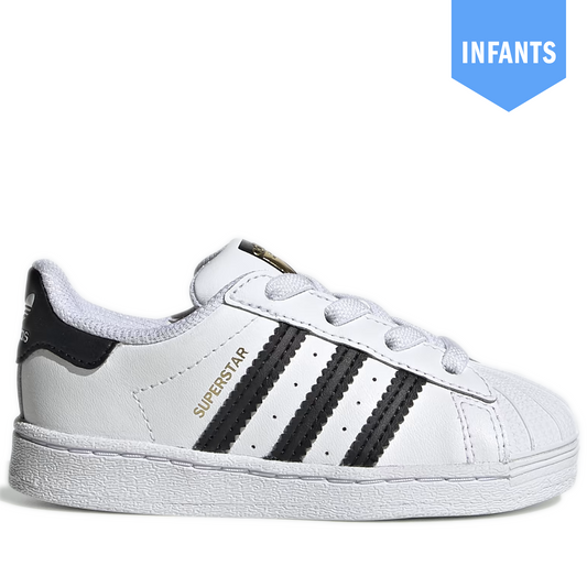 Infant's Adidas Superstar  - White/ Black/ White