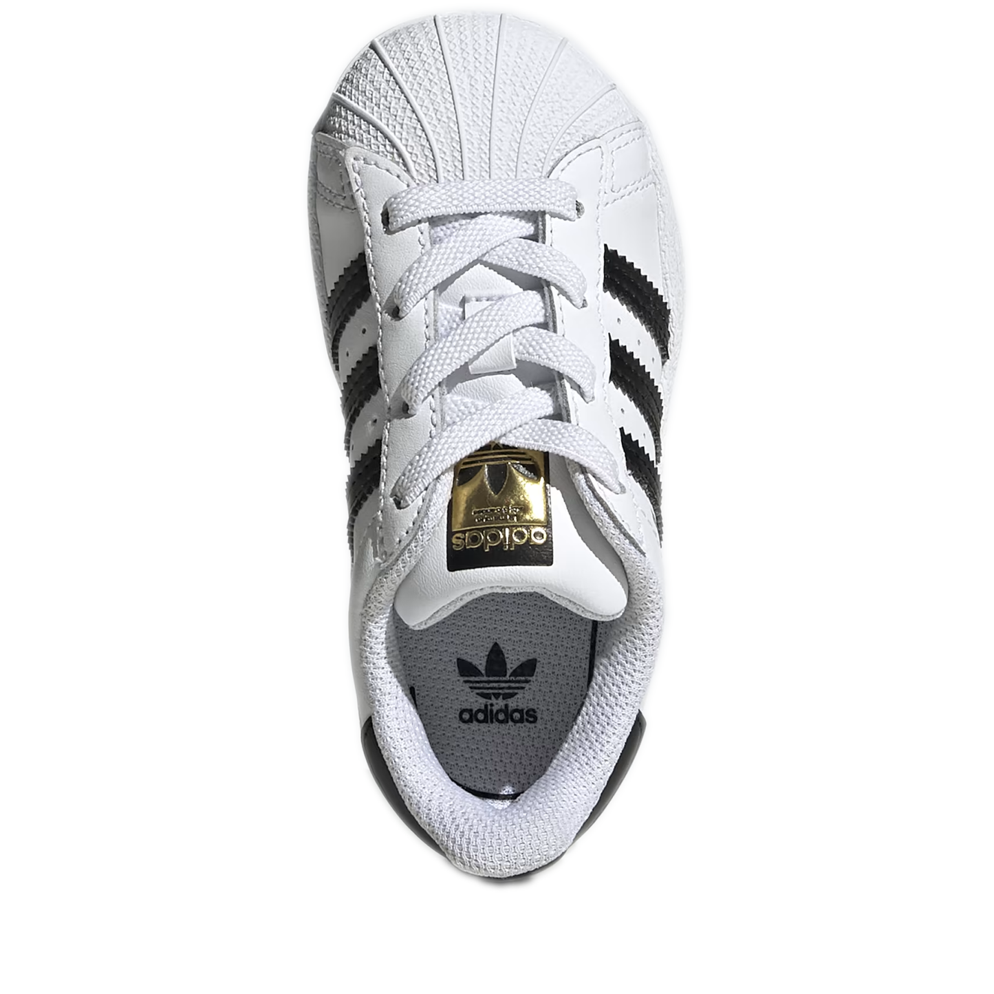 Infant's Adidas Superstar  - White/ Black/ White