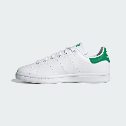 Pre School's Adidas Stan Smith Shoes - White/Green