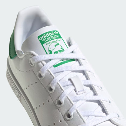 Pre School's Adidas Stan Smith Shoes - White/Green
