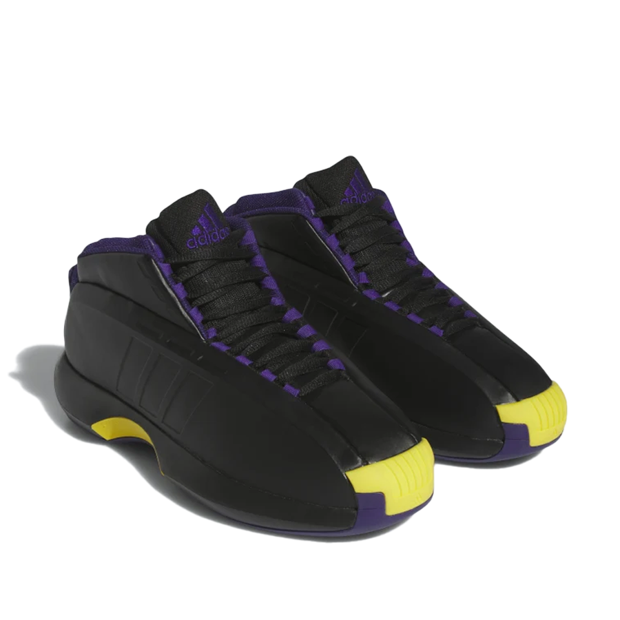 Men's Adidas Crazy 1 Shoes Core Black / Collegiate Purple / Bold Gold