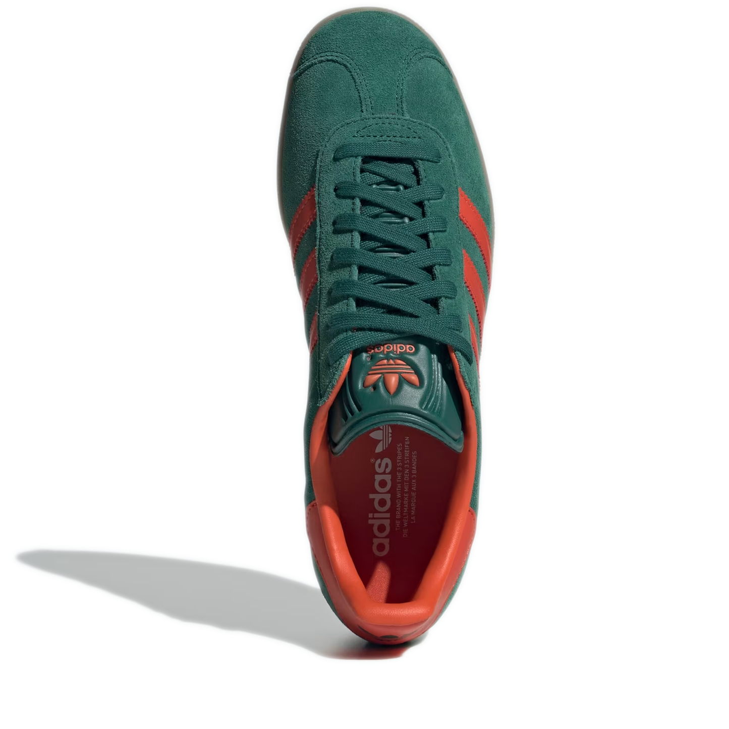 Men's Adidas Gazelle Shoes - Collegiate Green/ Preloved Red/ Gum