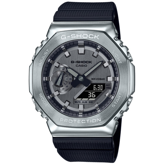 Casio G-Steel GM2100-1A Watch 44.4mm - Black/Steel