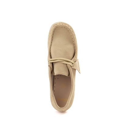 Grade School Clarks Wallabee Low - Maple Suede