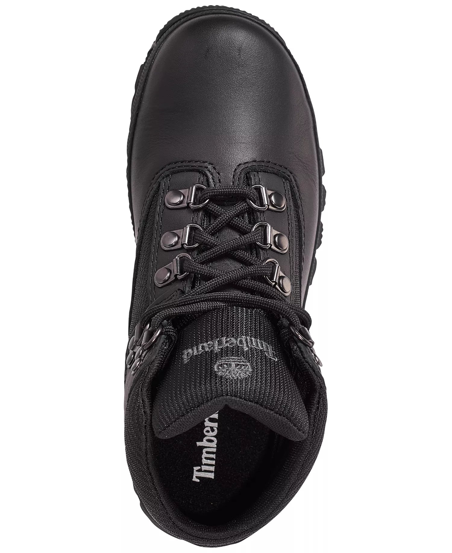 Grade School Timberland Euro Hiker Mid Lace Up Boots - Black