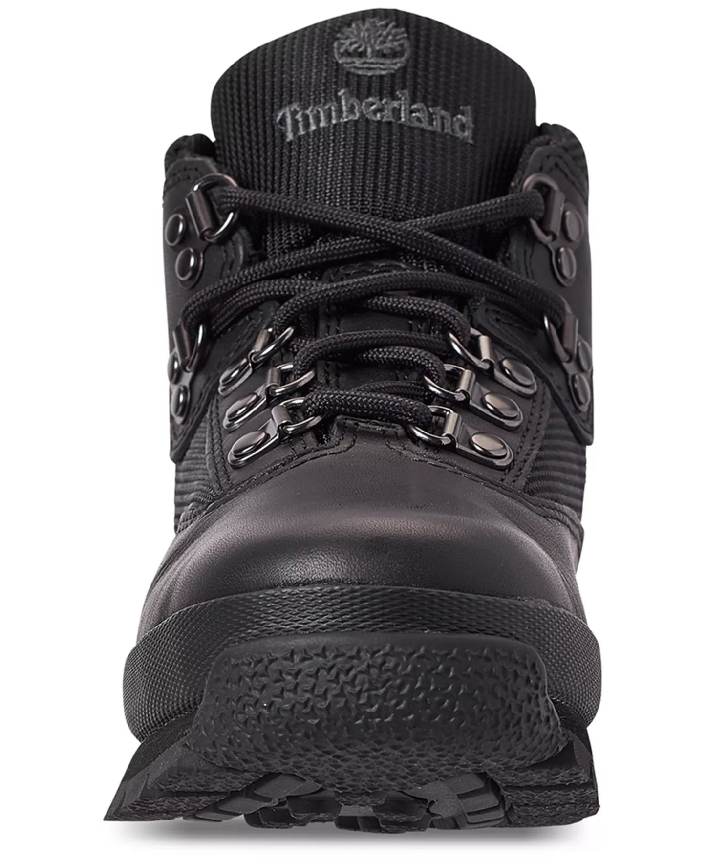 Grade School Timberland Euro Hiker Mid Lace Up Boots - Black