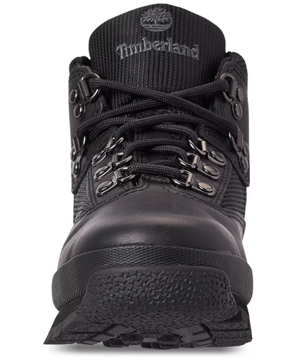 Grade School Timberland Euro Hiker Mid Lace Up Boots - Black
