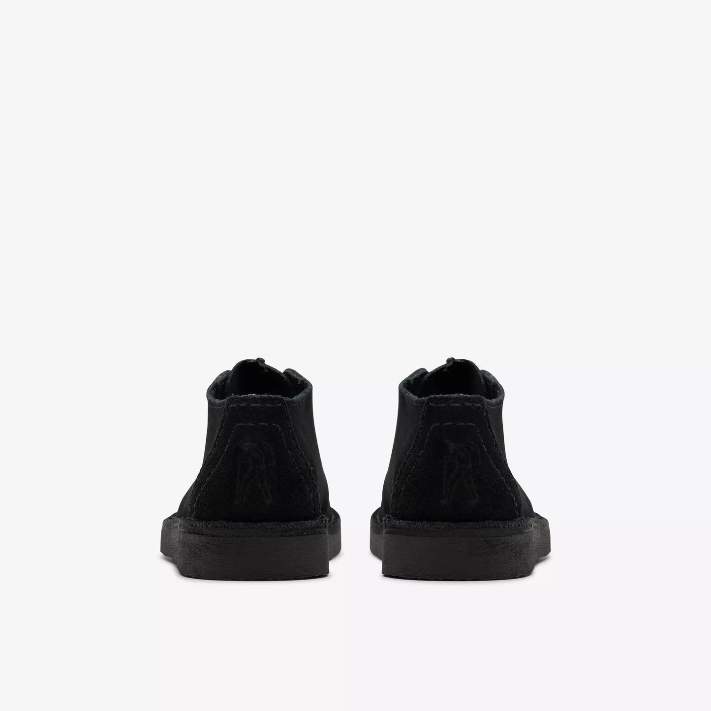 Grade School Clarks Desert Trek - Black Suede